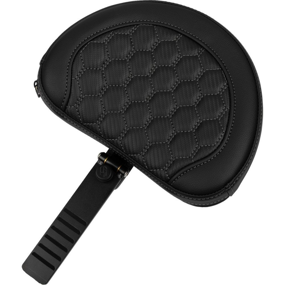 サドルマン エクステンドリーチ ロードソファシート バックレスト付 ハニカムステッチ/ダークグレー