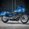 M8 ローライダーS クラブスタイル メーターマウント付 8.5インチプルバックライザー10