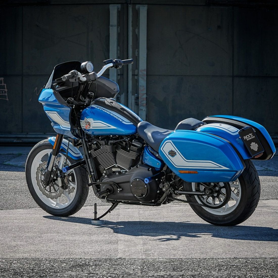  M8 ローライダーS クラブスタイル メーターマウント付 10インチプルバックライザー8