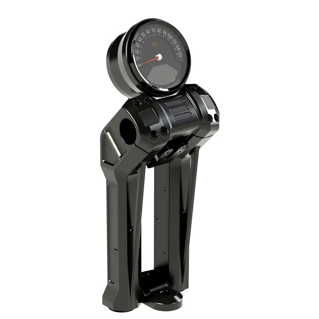 M8 ローライダーS クラブスタイル メーターマウント付 11.5インチプルバックライザー4