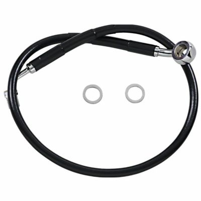 M8 ソフテイル アッパー フロントブレーキライン 純正長＋2インチ ダブルディスク車用 Drag Specialties