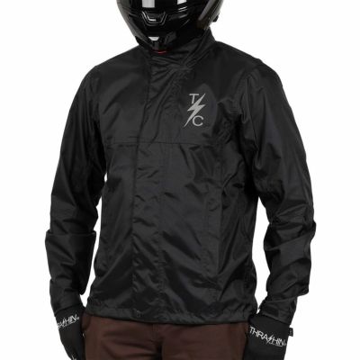 Mission Equipment 防水ウィンドブレーカー ブラック THRASHIN SUPPLY