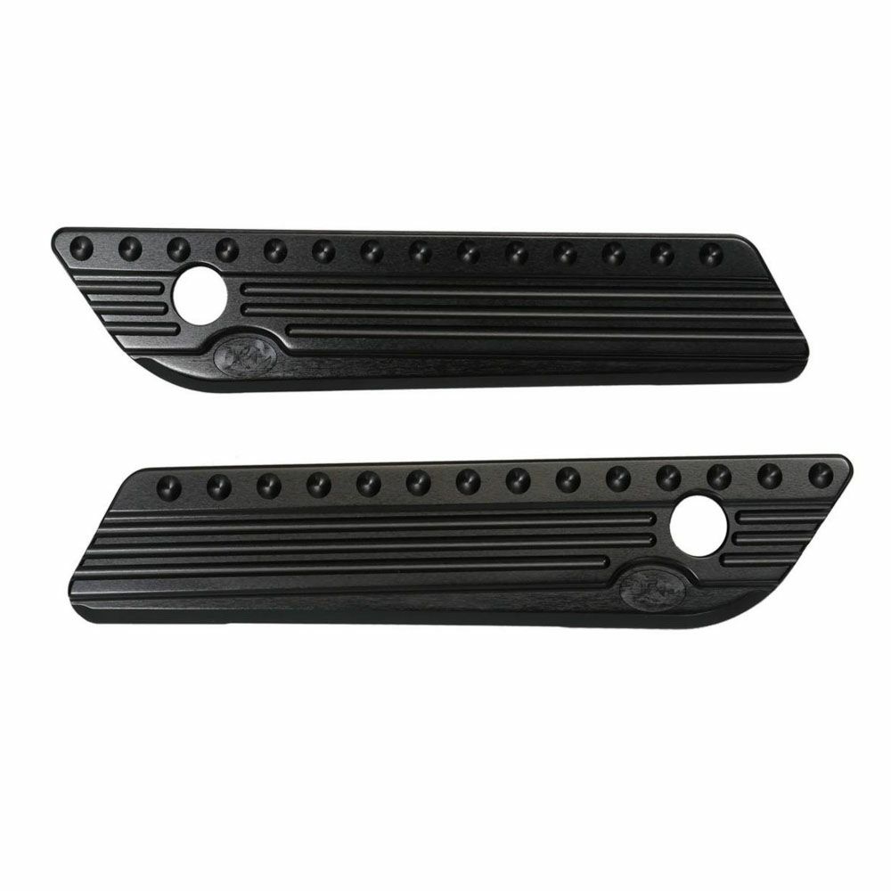  2014年以降 ツーリング サドルバックヒンジカバー ブラックマシーン仕上げ KEN'S FACTOR 