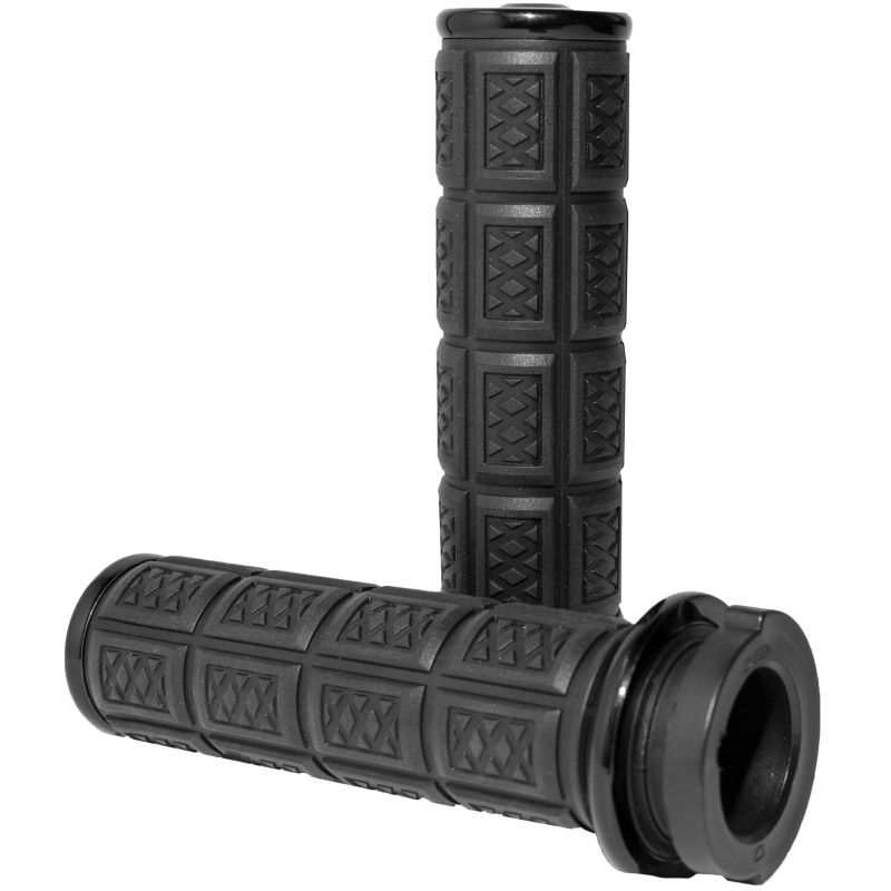 ハーレー 電子制御スロットル用 エニグマ グリップ (グロスブラック)