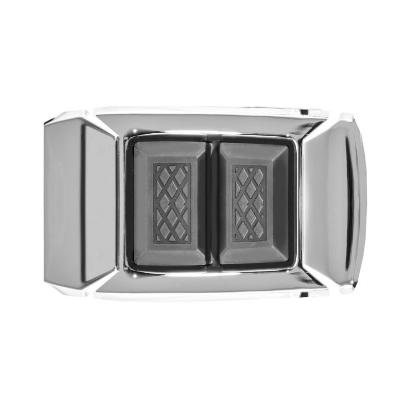  ツーリング、FLソフテイル、ダイナスイッチバック エニグマ ブレーキペダルパッド (クローム)