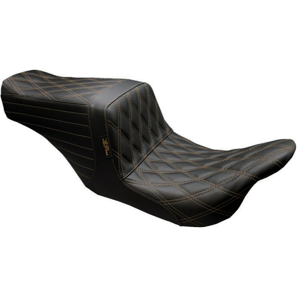 2008～2023 ツーリング テールウィップ アップフロントシート (ダブルダイアモンドステッチ/チェスナットブラウン)