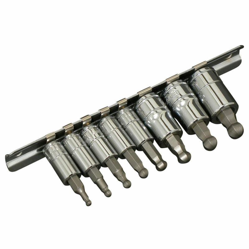ヘックス ボールポイント ビットソケットセット 8ピース Genius Tools（ジーニアスツールズ）