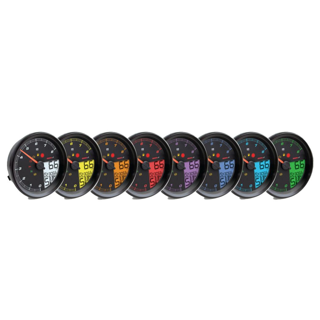 ロードキング、ダイナ、ソフテイル CAN-Bus対応 5インチ マルチファンクションメーター HD-05 (ブラック)2