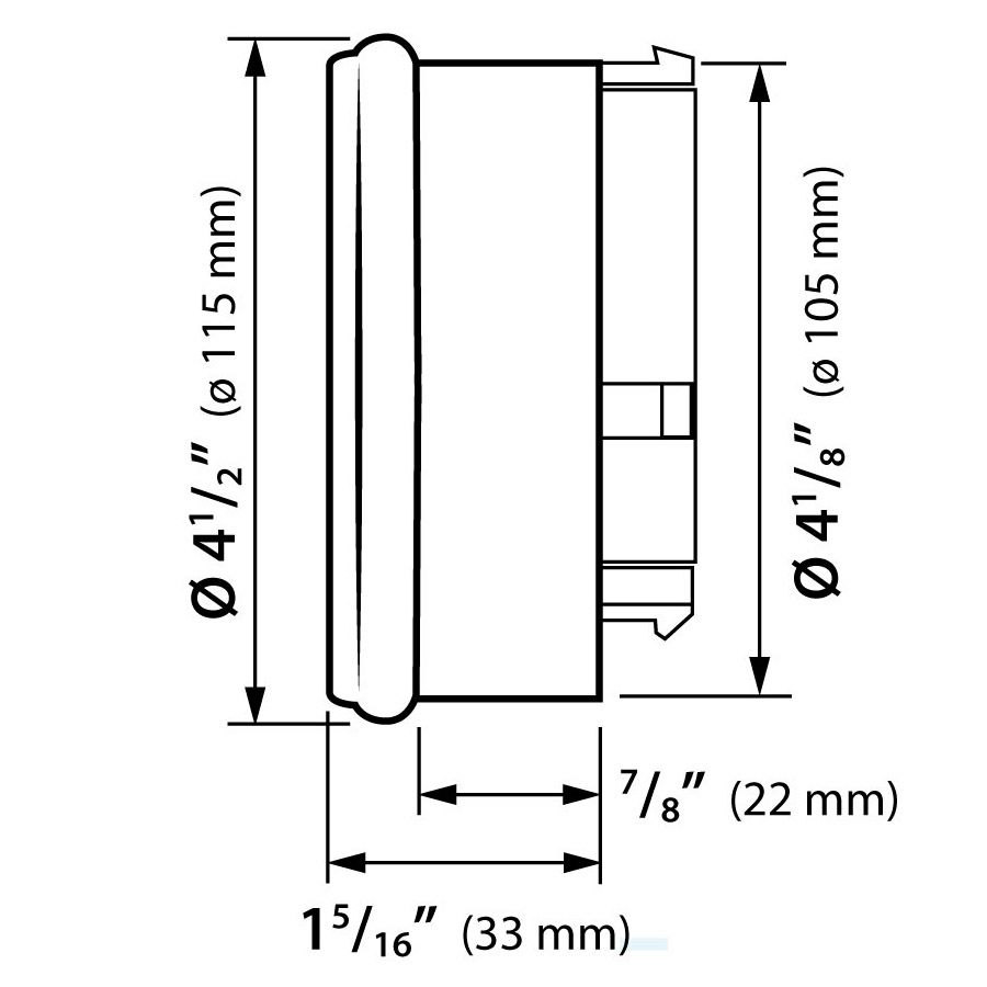 2013以前 ロードキング、2011以前 ダイナ、2010以前 ソフテイル 5インチ マルチファンクションメーター HD-05 (ブラック)3