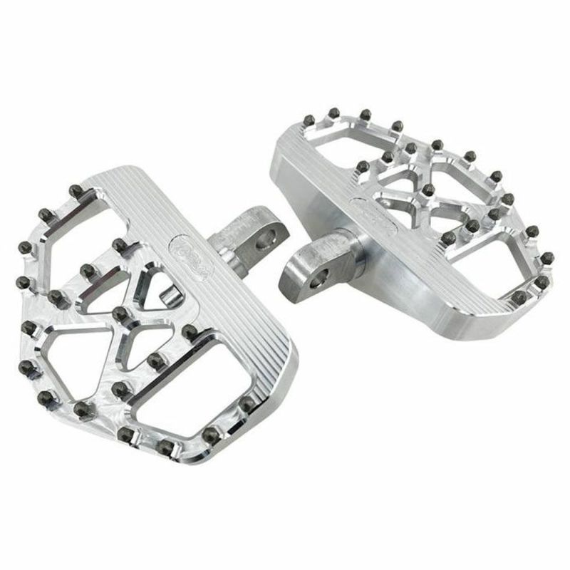 プロシリーズ MXスタイル ミニフロアボード アルミシルバー TC Bros