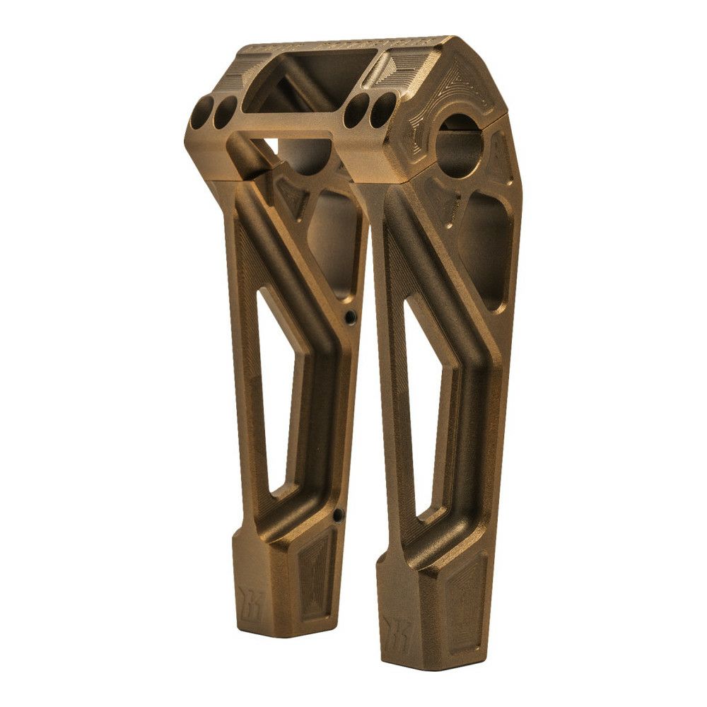 ハーレー M8ソフテイル ファストバックライザー(デジタルメーター用) 6インチ ブロンズ KODLIN