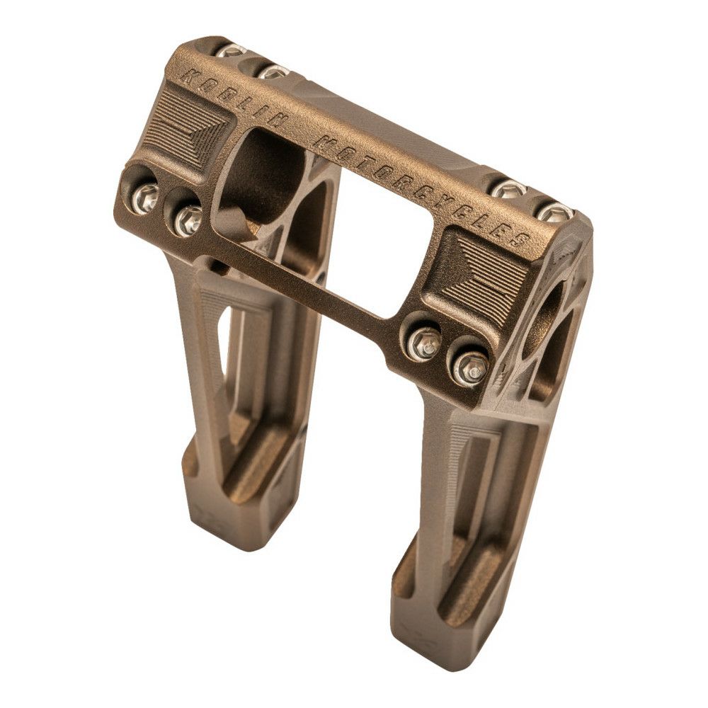 ハーレー M8ソフテイル ファストバックライザー(デジタルメーター用) 8インチ ブロンズ KODLIN