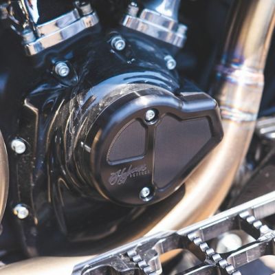2024以降 ツーリング、2025以降 ソフテイル タイマーカバー センサーカバー付 (ブラック) ホフマンデザイン