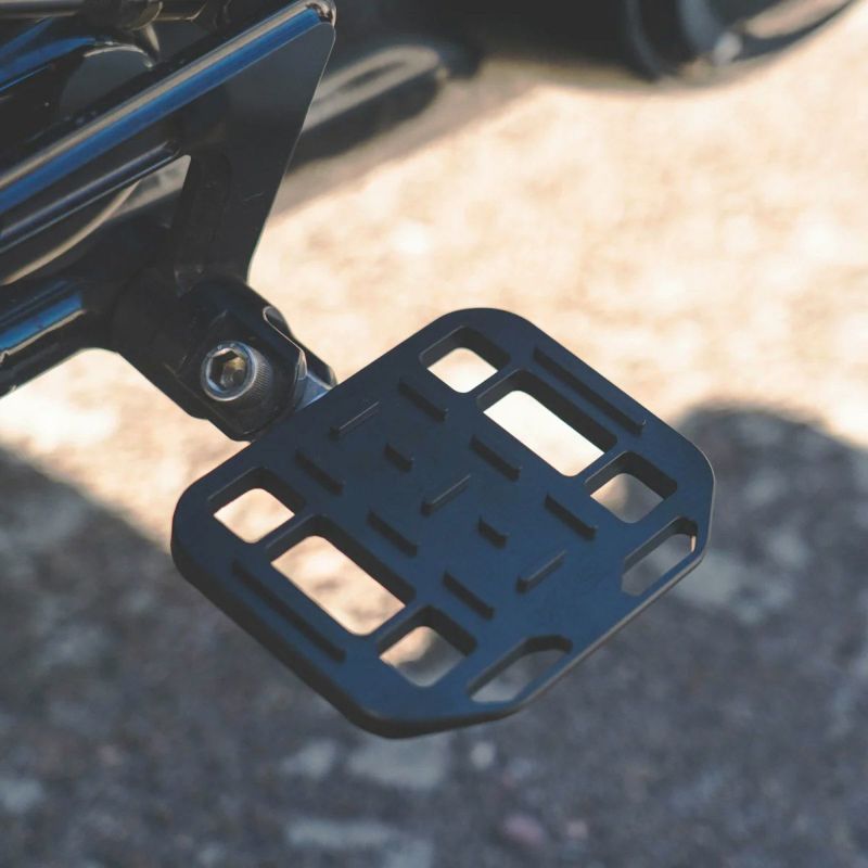 ハーレー オス型マウント ミニフロアボード (ブラック)