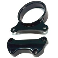 2022以降 ローライダーS メーターマウントブラケット/トップクランプセット (グロスブラック/グロスブラック)