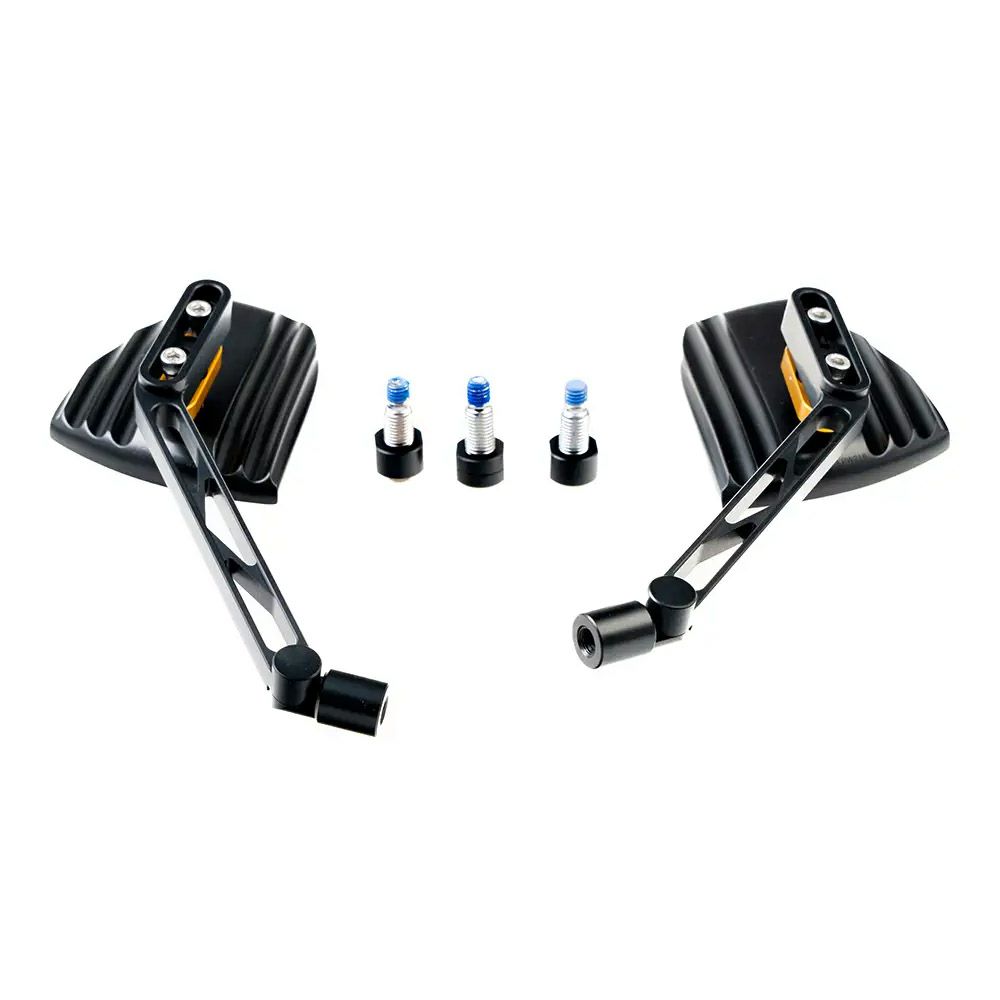 カルトワーク ウェーブ ハーレーミラーセット2