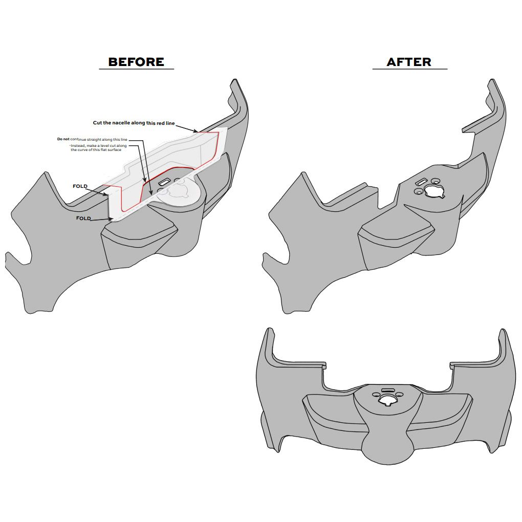 2024以降 ストリートグライド ベローシ プルバックプレート (ブラック)2