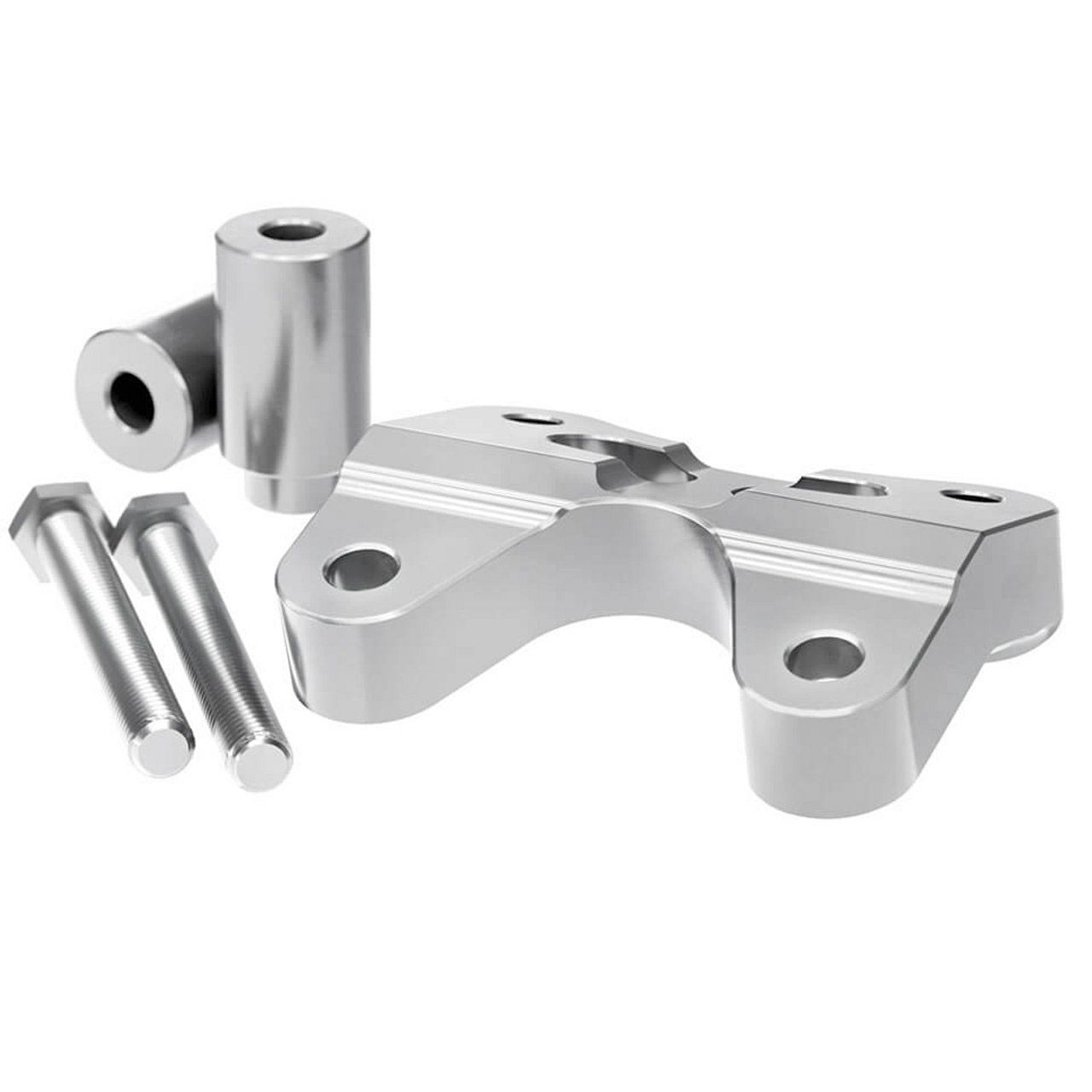 2024以降 ストリートグライド ベローシ プルバックプレート (シルバー)1