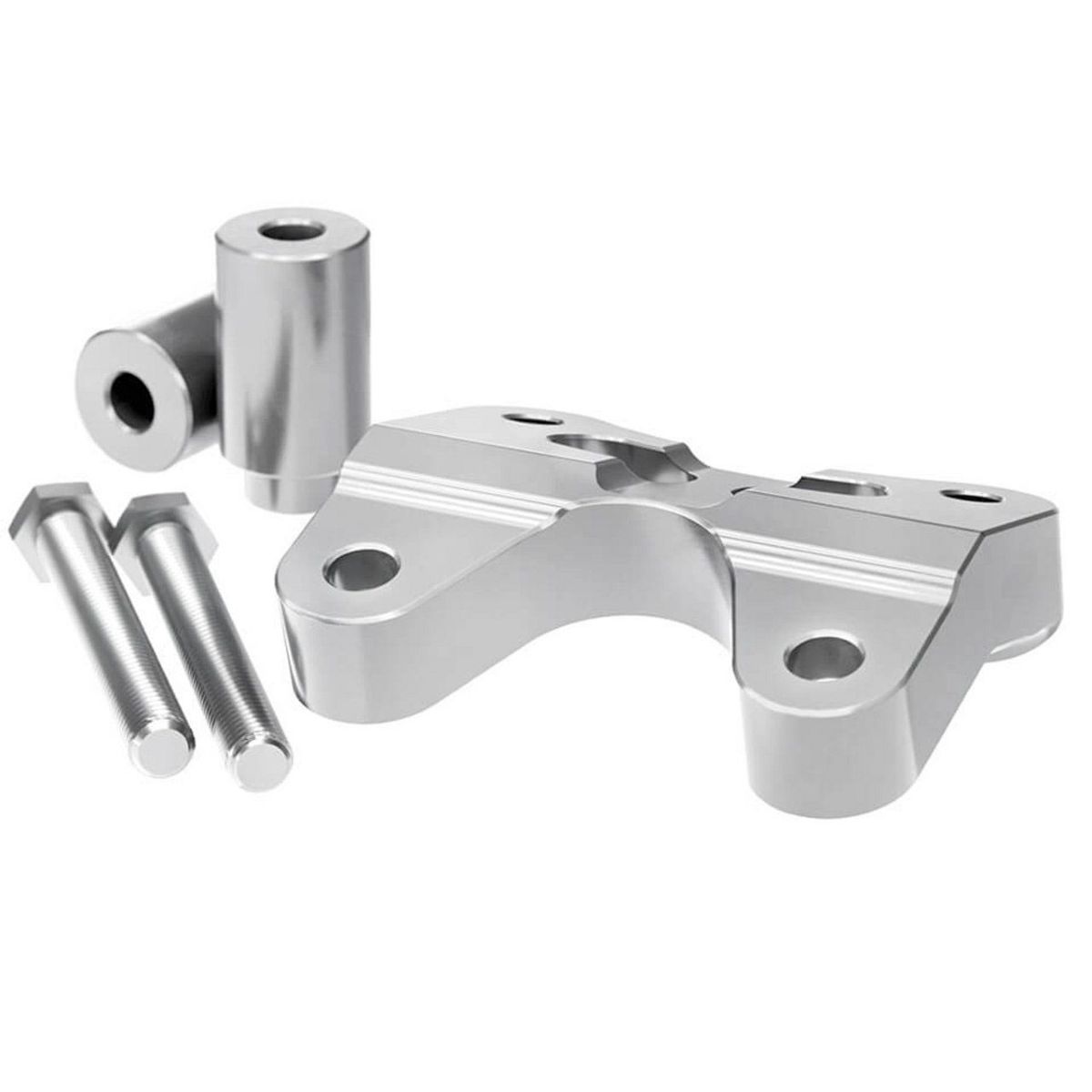 2024以降 ストリートグライド ベローシ プルバックプレート (シルバー)1