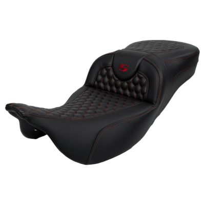 サドルマン エクステンドリーチ ロードソファシート ハニカムステッチ/レッド