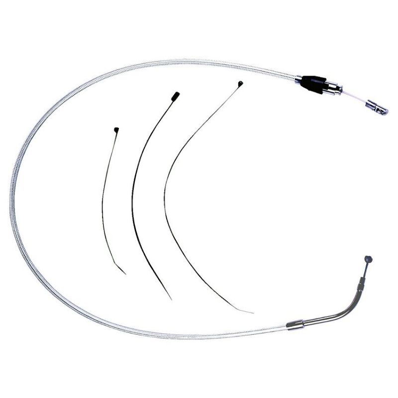 2024以降 ロードグライド アッパークラッチケーブル 45-1/4インチ (スターリングクロマイト)