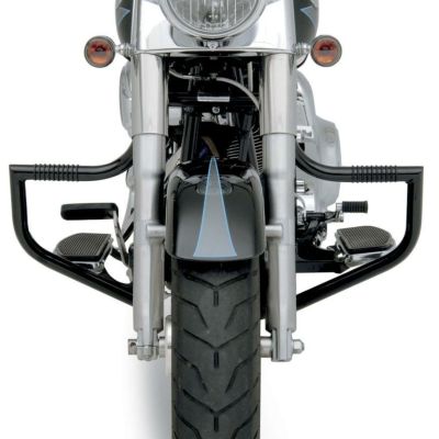 LINDBY（リンドビー） LINBAR・エンジンガード グロスブラック　ハーレー、ツーリングモデル用