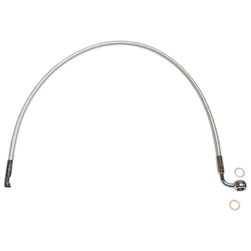 2024以降 ロードグライド アッパー・ブレーキライン 19インチ (スターリングクロマイト)