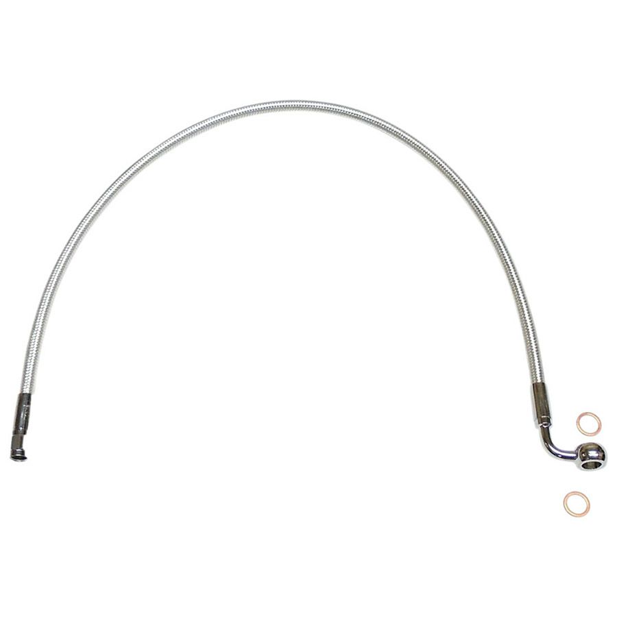 2024以降 ロードグライド アッパー・ブレーキライン 19インチ (スターリングクロマイト)