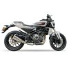 IXIL IXRACE X350 スリップオンマフラー M9 ヘキサゴン デュアルエンド シルバー