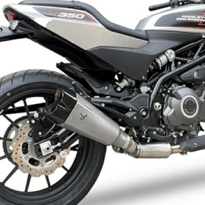 IXIL X350 チタン製 スリップオンマフラー M10 ヘキサゴン デュアルエンド