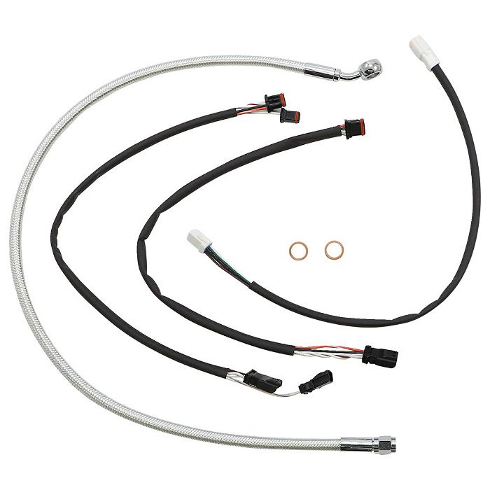 2021～2022 ロードキング ハンドルバークイックインストールキット 18～20インチ用 (スターリングクロマイト)2