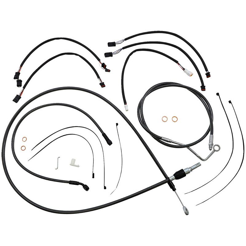 2021～2024 ロードキングスペシャル ハンドルバークイックインストールキット 12～14インチ用 (ブラックパール)