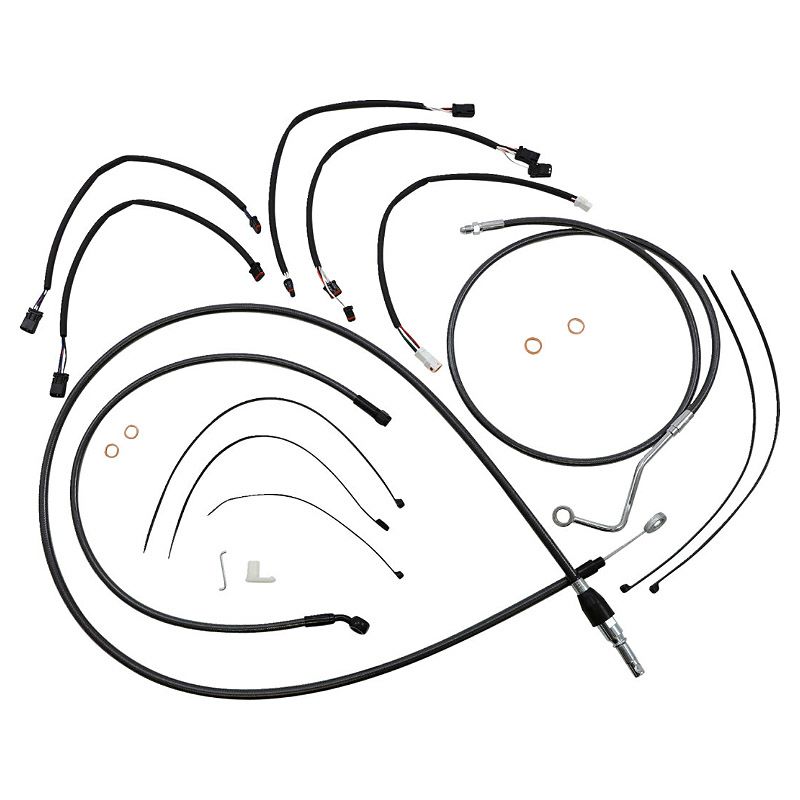 021～2024 ロードキングスペシャル ハンドルバークイックインストールキット 15～17インチ用 (ブラックパール)