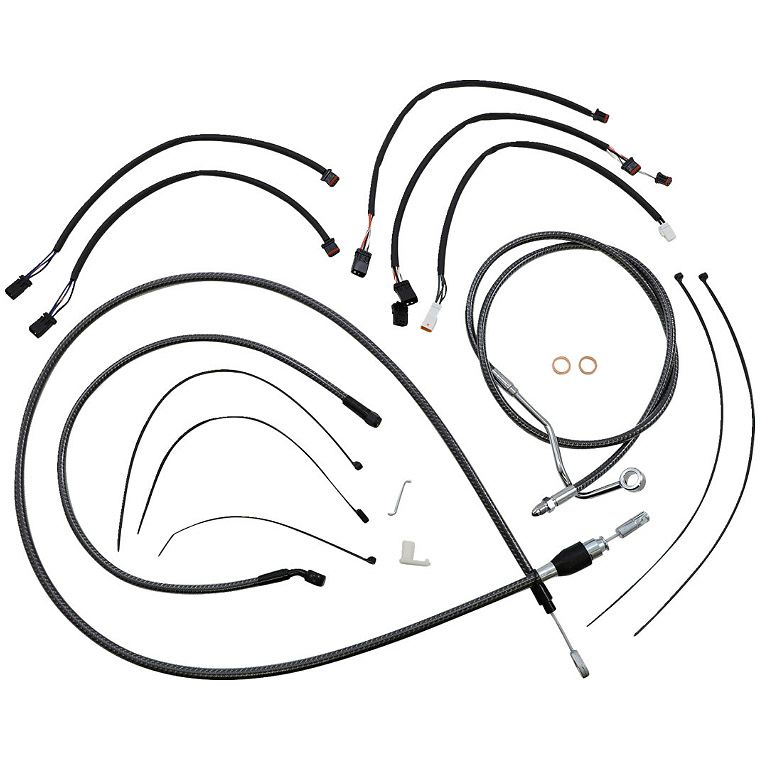 2021～2024 ロードキングスペシャル ハンドルバークイックインストールキット 12～14インチ用 (カーボンファイバー)