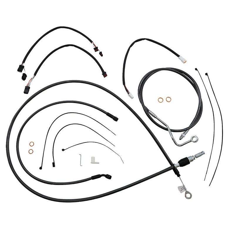  2021～2022 ロードキング ハンドルバークイックインストールキット 15～17インチ用 (ブラックパール)