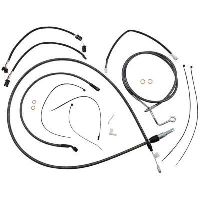 2021～2023 ロードグライド、ロードグライドリミテッド ハンドルバークイックインストールキット 12～14インチ用 (カーボンファイバー) マグナム