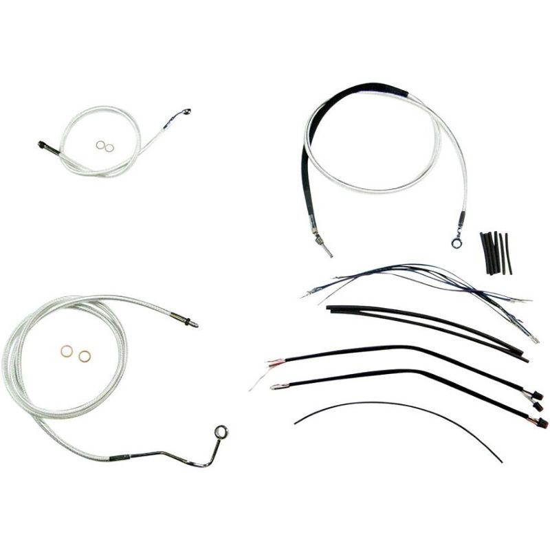 2017～2020 ストリートグライド、エレクトラグライド ハンドルバークイックインストールキット 12～14インチ用 (スターリングクロマイト)