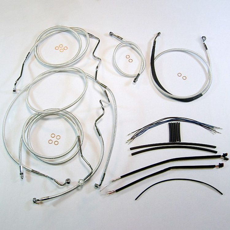 2017～2020 ロードグライド、ロードグライドウルトラ ハンドルバーインストールキット 15～17インチ用 (スターリングクロマイト)