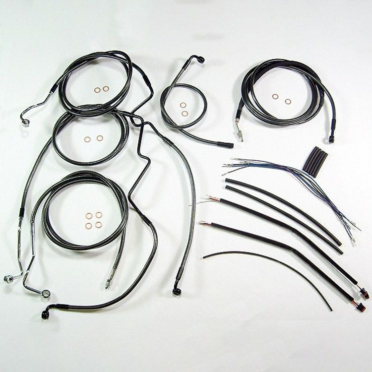 2017～2020 ロードグライド、ロードグライドウルトラ ハンドルバーインストールキット 15～17インチ用 (ブラックパール)