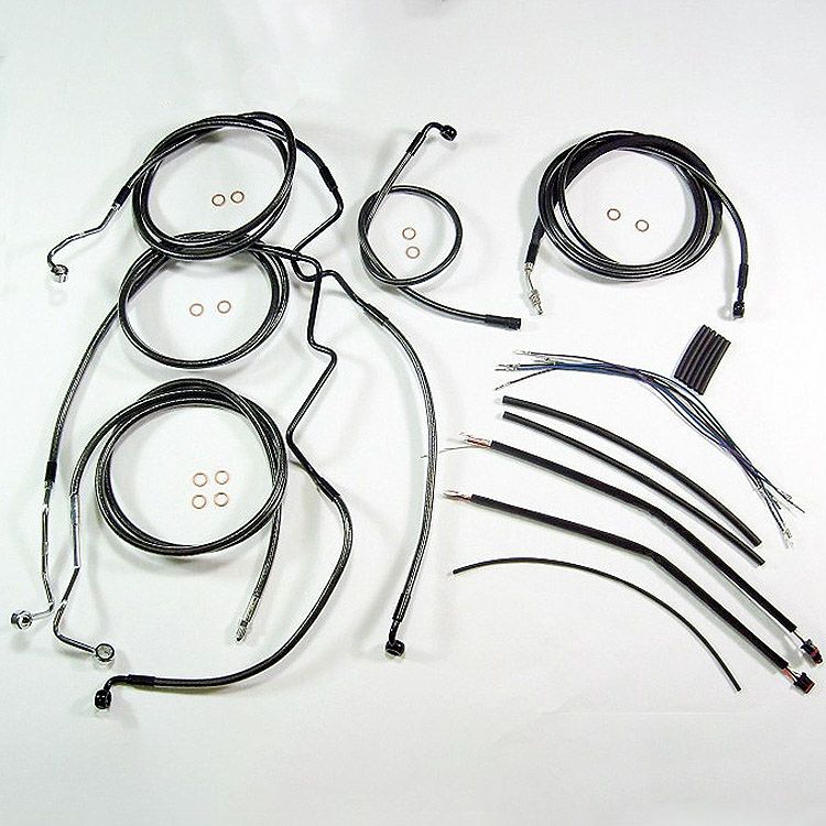  2016 ロードグライド、ロードグライドウルトラ ハンドルバーインストールキット 15～17インチ用 (ブラックパール)