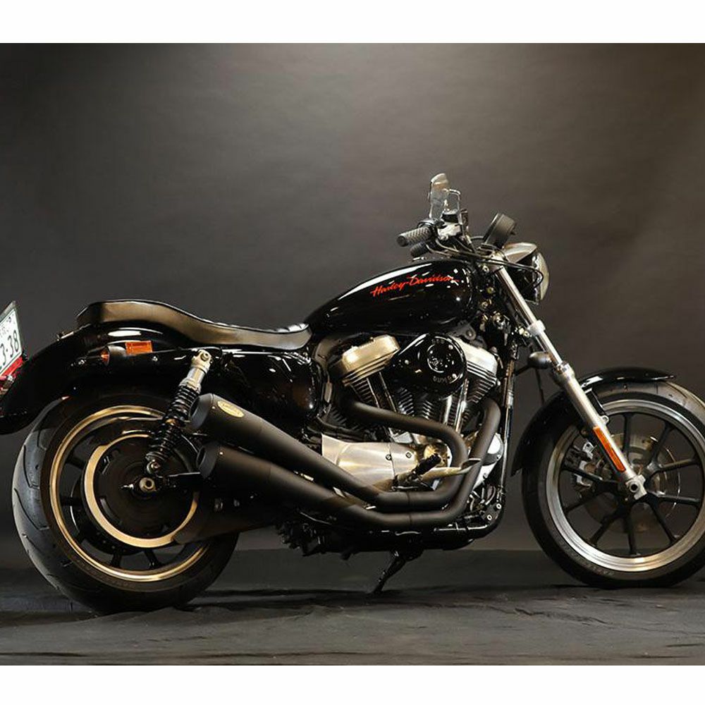 2014～2021 スポーツスター FTツインハンマー エキゾーストマフラー ブラック GLEAMING WORKS 