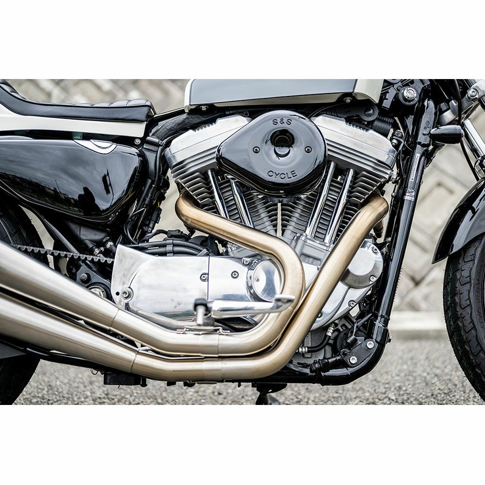 2004～2006 スポーツスター FTツインハンマー エキゾーストマフラー ヘアライン仕上げ GLEAMING WORKS