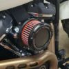 ハーレー ツインカム ケーブルスロットル車用 トゥオーノ・ハイフローエアクリーナー (マットブラック)