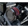 ハーレー ツインカム 電子制御スロットル車用 トゥオーノ・ハイフローエアクリーナー (ブラック)1