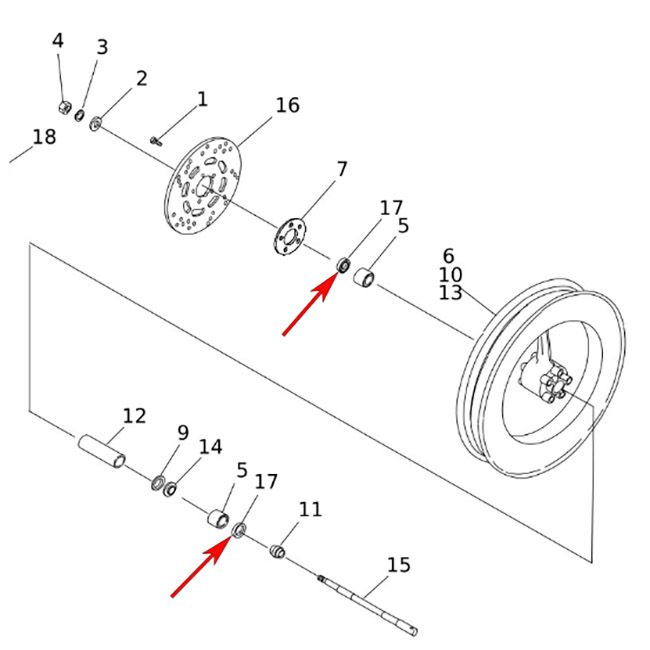 1984～1999 ビッグツイン、スポーツスター ホイールベアリング オイルシールセット1