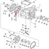 1980～1999 エボリューション1340、ショベル ビッグツイン トランスミッションベアリングカバー ガスケット1