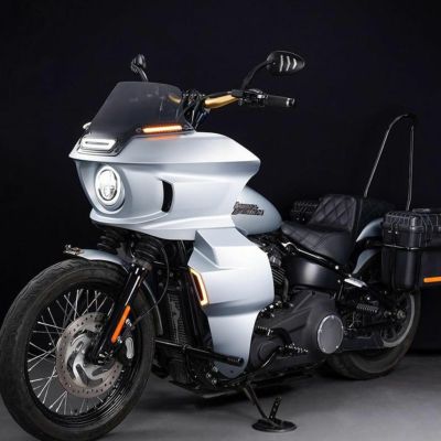 M8 ローライダーST ロワーフェアリング Advanblack