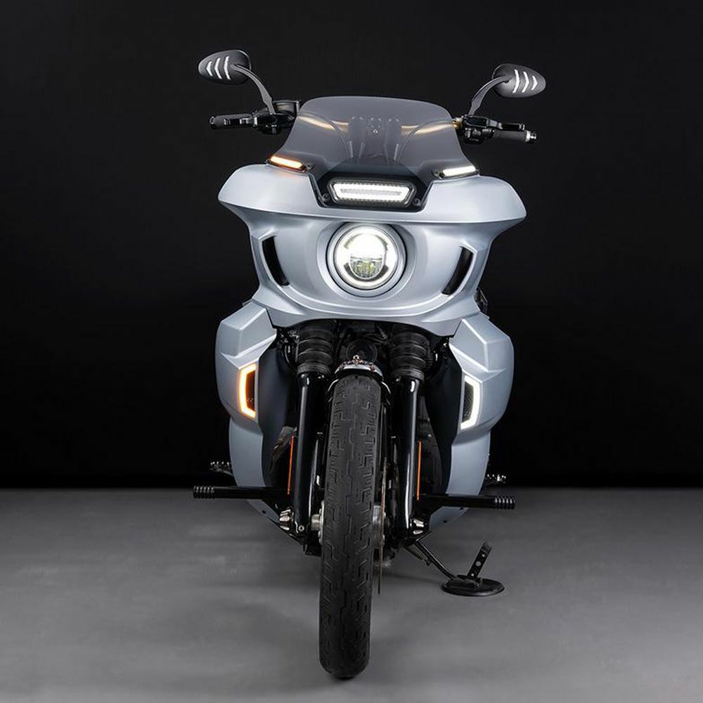 M8 ローライダーST ロワーフェアリング ビビッドブラック Advanblack