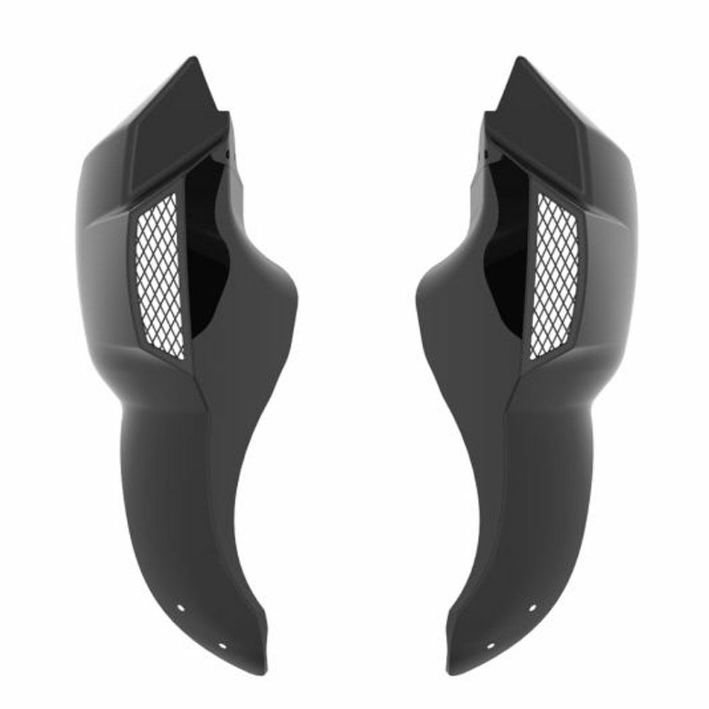 M8 ローライダーST ロワーフェアリング ビビッドブラック Advanblack