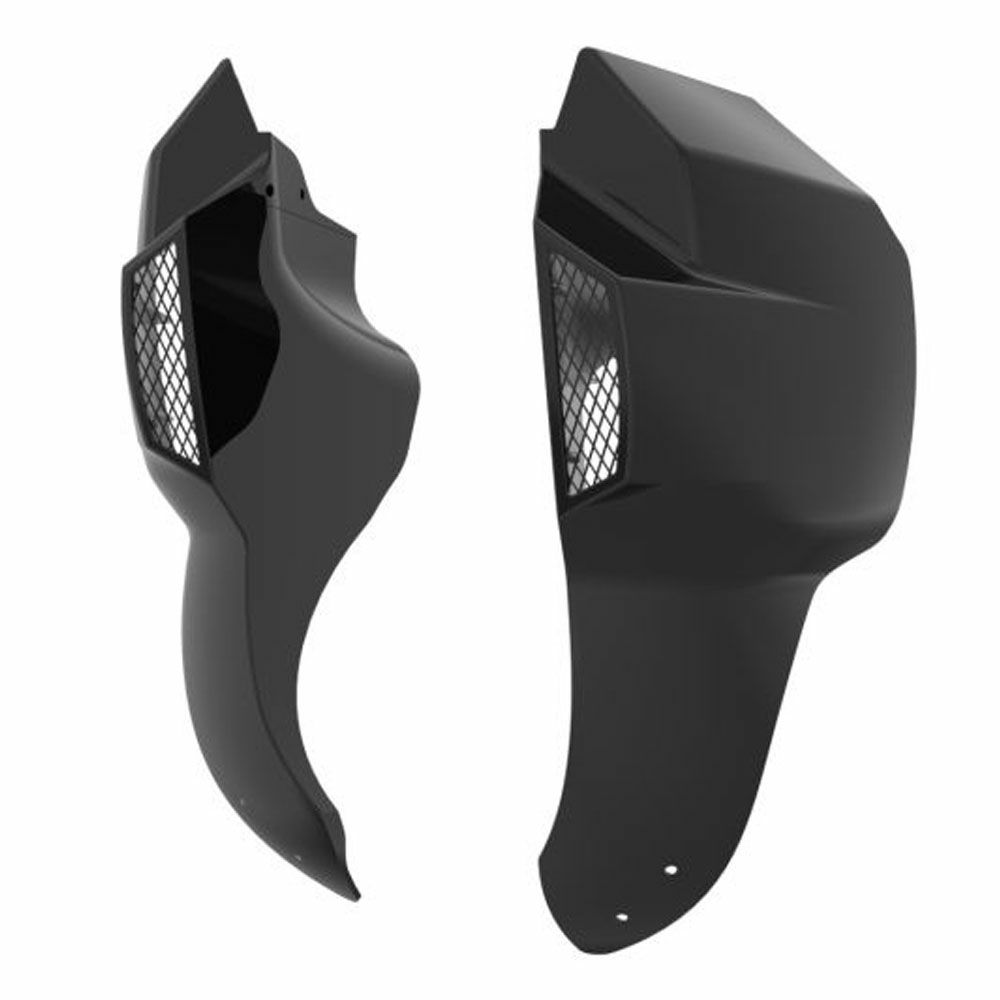 M8 ローライダーST ロワーフェアリング ビビッドブラック Advanblack